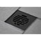 Kingston Brass BSF4262ORB Watercourse Symmetric 4" Square Grid Shower Drain, Bronze BSF4262ORB - alternate 3